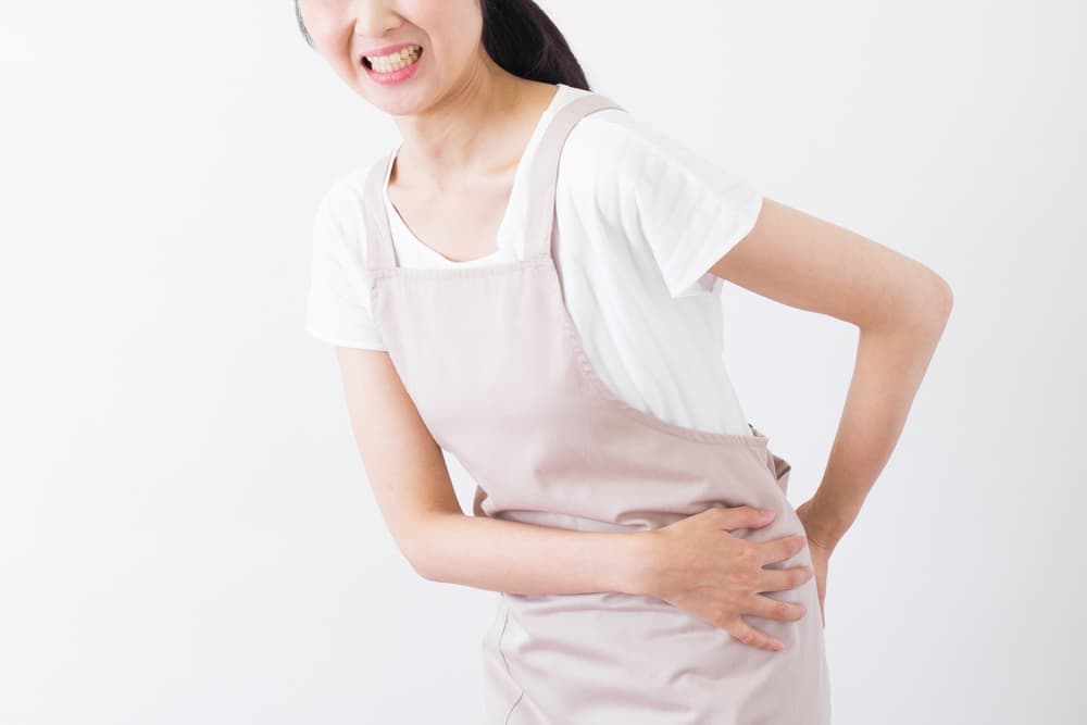 腰痛の主婦